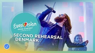 Rasmussen  Higher Ground  Exclusive Rehearsal Clip  Denmark  Eurovision 2018 [upl. by Emiline]