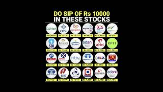 DO SIP OF Rs 10000 IN THESE STOCKS 🤑  Best Stocks 2024 stockmarket [upl. by Barcellona]