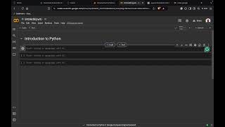 Introduction to Google Colab [upl. by Gosser]