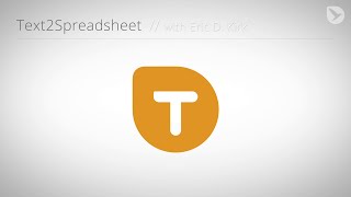 Text2Spreadsheet for After Effects  Teaser [upl. by Peirsen730]