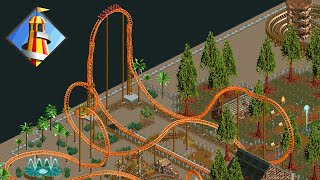 OpenRCT2  Canyon Runner Intamin [upl. by Fan456]