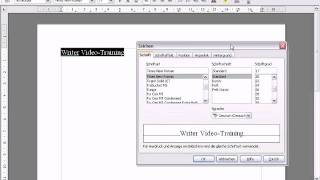 OpenOffice Writer Formatierung Zeichen [upl. by Sonni]