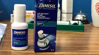 Lamisil AT 1 spray terbinafine hydrochloride [upl. by Marris]