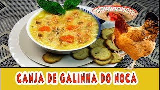 CANJA DE GALINHA  RECEITA RÁPIDA E DELICIOSA [upl. by Adnilahs]