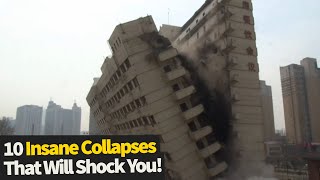 Top 10 Insane Collapses Caught On Camera [upl. by Manouch]