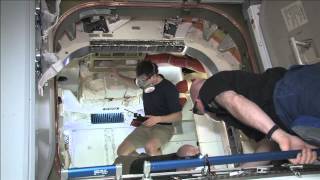 Dragon Hatch Opened to ISS [upl. by Mortensen]