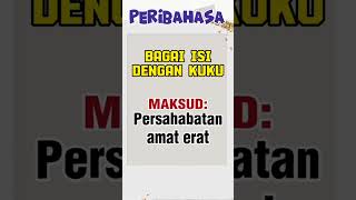 Bagai isi dengan kuku  Peribahasa pilihan dan Maksud  JenisJenis Peribahasa [upl. by Mit]