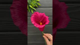 How to Make Crepe Paper Flower Crepe Paper Decoration Idea [upl. by Jezabelle]