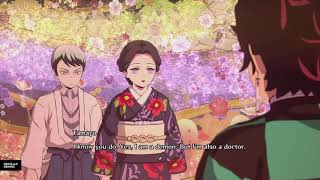 Tanjiro Meets Tamayo amp Yushiro English Dub  Demon Slayer The Hinokami Chronicles [upl. by Arhez]