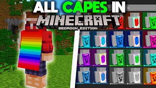 How To Get Every Cape In Minecraft Bedrock  2022 [upl. by Wake]