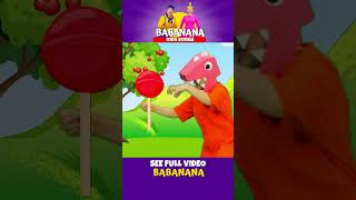 Lollipop Finger Family Song  Babanana Shorts shorts [upl. by Aztinay257]