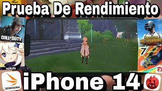 🎮 iPhone 14 128Gb 🕹️  Prueba De Rendimiento Y Juegos [upl. by Laamak]