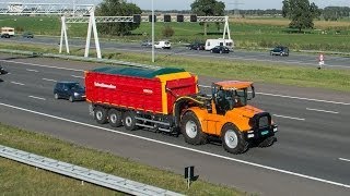 Hovertrack Luctor 544 Schuitemaker Rapide 8400 RS op de snelweg Trekkerweb Agritechnica [upl. by Eceryt]