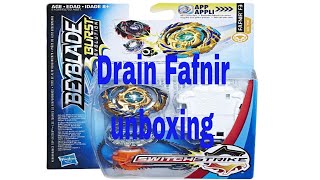 Drain fafnir beyblade burst starter pack unboxingreview [upl. by Clintock]