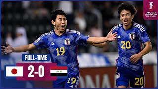 AFCU23  SFinal  Japan 2  0 Iraq [upl. by Ennaisoj]