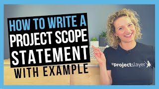 Project Scope Statement IN 4 EASY STEPS [upl. by Ytinirt]