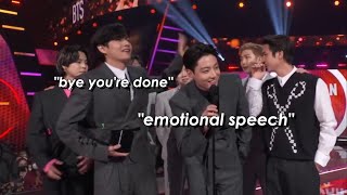 bts in AMAs 2021 in a nutshell casually bagged 3 awards [upl. by Aidaas]