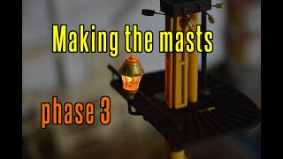 HMS Victory  part 69 Making The Masts phase 3 [upl. by Ahsii]