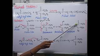 Michael Addition reaction with mechanism [upl. by Ancel]