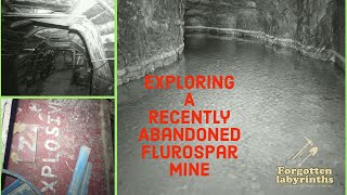 Exploring The ForgottenRecently Abandoned Flurspar Mine Derbyshire [upl. by Burgener828]