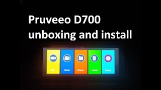 Pruveeo D700 dash cam unboxing and hardwired install [upl. by Winikka844]