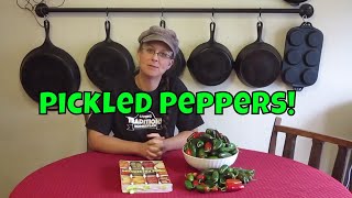 How to Pickle Homegrown Jalapeno Peppers [upl. by Atirahs]