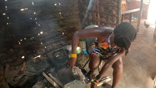 Surprised a Humble family with Lunch African village cooking [upl. by Tnilk280]