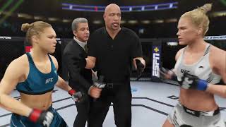 Ronda Rousey VS Holly Holm 2 Full Fight [upl. by Oinotnaocram]