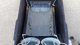 homemade sieve filter for pond with 3 chamber 1 of 4 [upl. by Egag227]