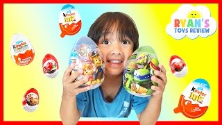 KINDER SURPRISE EGGS Unboxing [upl. by Rosetta]