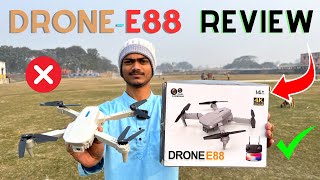 E88 Drone Honest Review Should You Buy This Drone  कितना ऊंचाई तक यह ड्रोन जाएगा चलो देखते है [upl. by Adnovaj578]