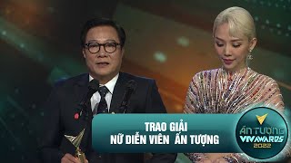 TRAO GIẢI HẠNG MỤC NỮ DIỄN VIÊN ẤN TƯỢNG  VTV AWARDS 2022 [upl. by Meehan]