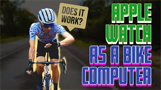 I Used My Apple Watch As My Bike Computer applewatch cycling [upl. by Asilad]