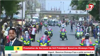 Le cortège impressionnant du Président Bassirou Diomaye Faye [upl. by Leighland]