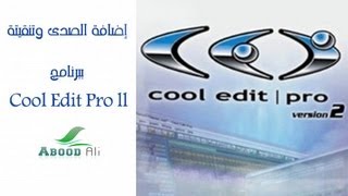 شرح تعديل الصوت بإضافة الصدى وتنقيتة  برنامج HD l Cool Edit Pro [upl. by Ezekiel]