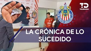 ¿Qué pasó en la sala de prensa de las Chivas ¿Qué fue el artefacto que se lanzó [upl. by Llenahs]