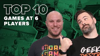 Top 10 Games at 6 Players  BGG Top 10 w The Brothers Murph [upl. by Erl]