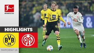 Terzic amp BVB Draw Again  Borussia Dortmund  1 FSV Mainz 05 11 MD 16 BL 2324 [upl. by Smail]