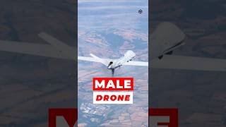 MALE Drones Explained  Combat Power amp Surveillance Technology shorts [upl. by Hanid]