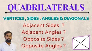 Quadrilaterals Sides Angles and Diagonals [upl. by Wymore]