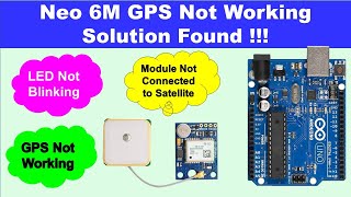 neo 6m gps not working  neo 6m gps module led not blinking  neo 6m gps not connecting to satellite [upl. by Sundberg986]