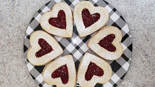 Linzer Heart Cookies [upl. by Ssepmet]