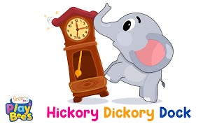 Hickory Dickory Dock  PlayBees Nursery Rhymes Kids Songs amp Baby Lullabies [upl. by Mumford583]