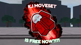 KJ Moveset Is Free Now  The Strongest Battle Grounds [upl. by Shermie]