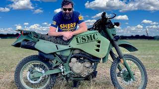 Testing the “Unstoppable” Military DIESEL Motorcycle [upl. by Tove240]