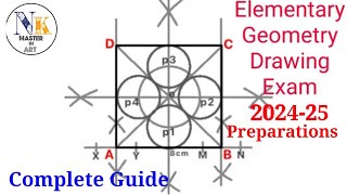 Elementary Drawing Exam 2024 Preparations  GEOMETRY Complete Guide drawingexam [upl. by Ynahpets183]