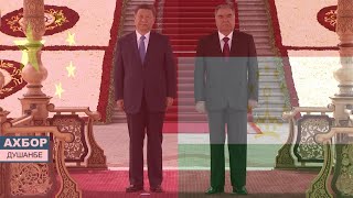 🇨🇳🇹🇯 China and Tajikistan National Anthem  President Xi Jinpings State Visit 2024 [upl. by Phares]