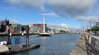 Samuel Beckett Bridge Opening [upl. by Welker]