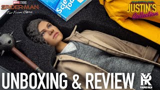 SpiderMan Far From Home MJ  Michelle Young Rich Toys 16 Scale Figure Unboxing amp Review [upl. by Granoff]