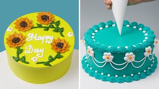 Stunning Cake Decorating Technique Like a Pro  Most Satisfying Chocolate Cake Decorating Ideas [upl. by Aikal972]